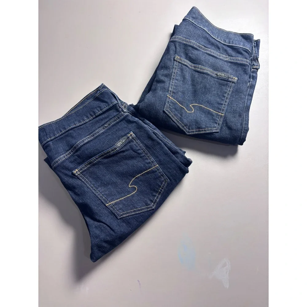Silver‎ Jeans Authentic Lot of 2 The Slim Dark Wash Mens Jeans W31 L34
